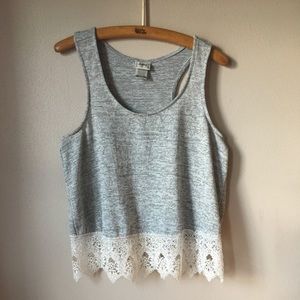 Buckle Daytrip Crochet Hem Tank Top